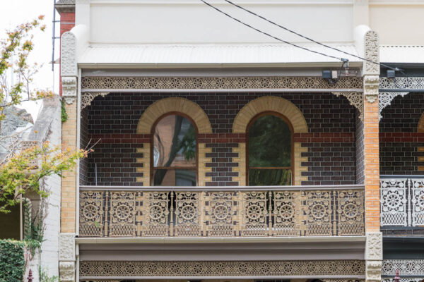 Street view of the Park House build in Parkville, Melbourne.