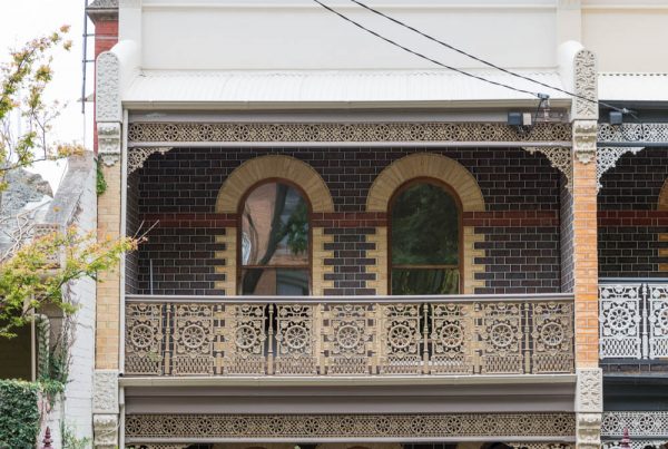 Street view of the Park House build in Parkville, Melbourne.